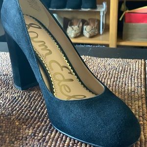 Sam Edelman Stillson pump size 9 black suede